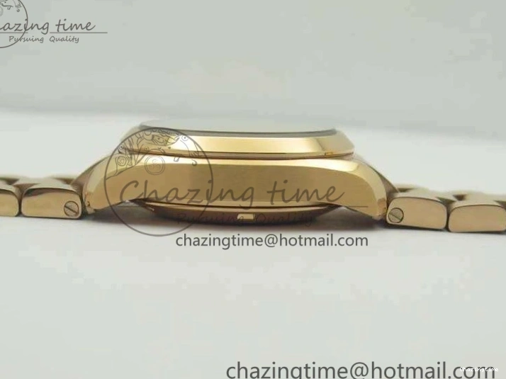 0317 Timeless Aqua Terra Ladies 35mm RG V6F Best Edition White MOP Dial On RG Bracelet A 8102